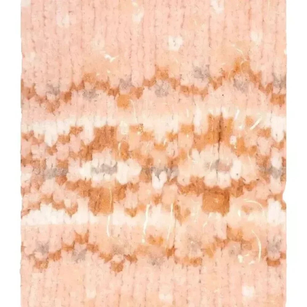 MUK LUKS Women's XL 2 Pack Lined Socks Faux Fur SIZE 8-10 Pink Gray NEW